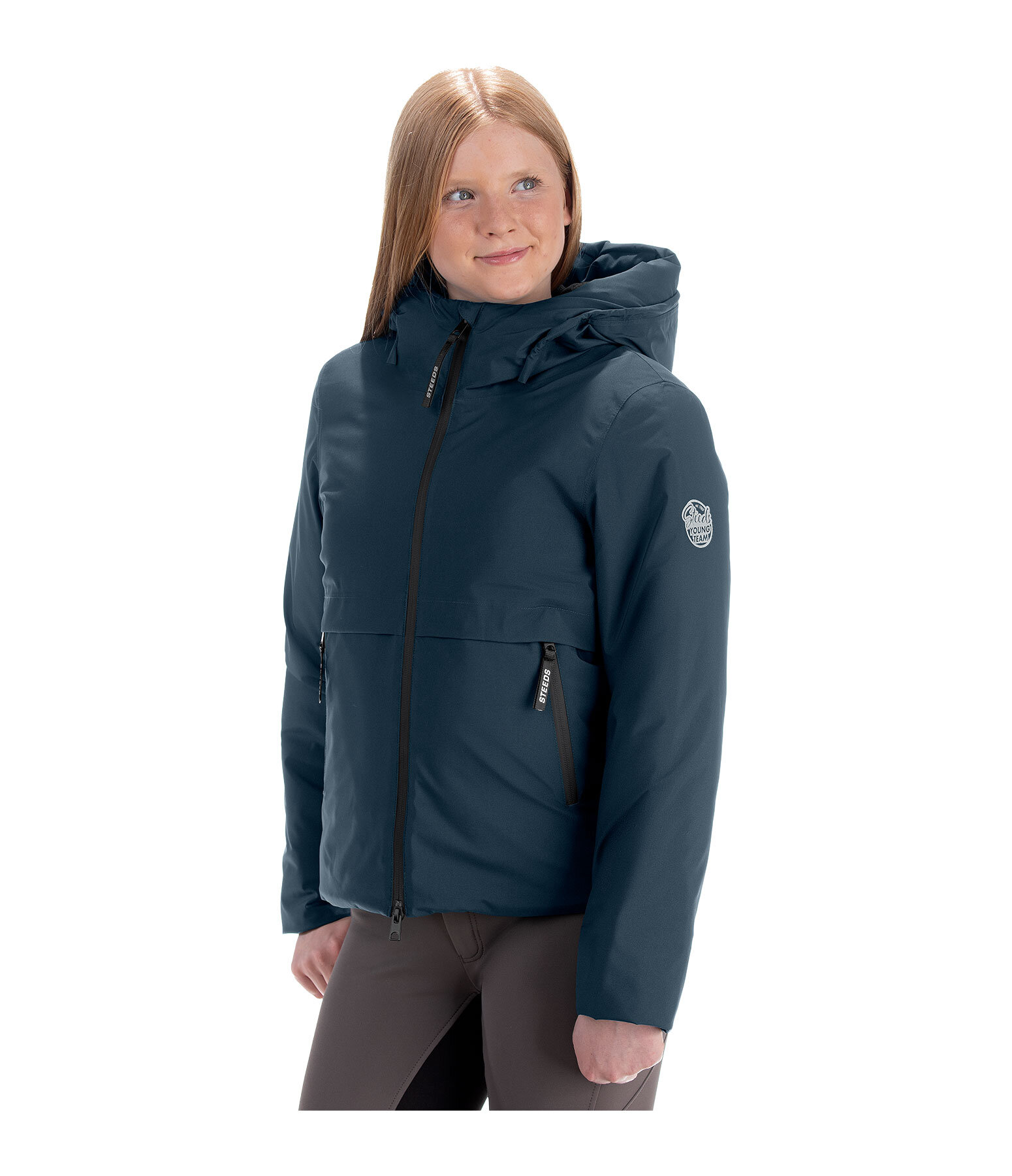 functionele kinderrij-jas Firielle met capuchon