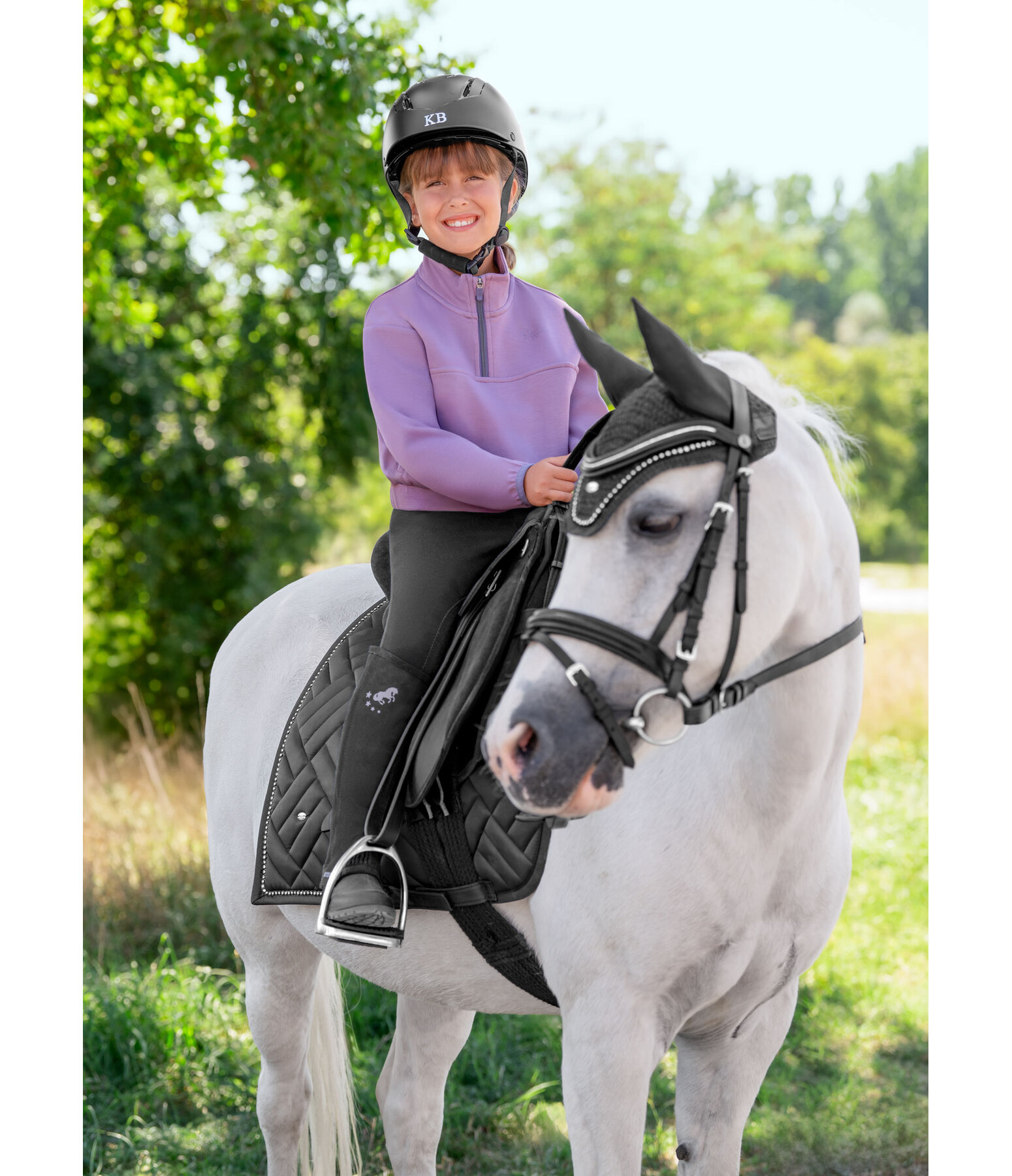 Cropped kids sweater Mieke