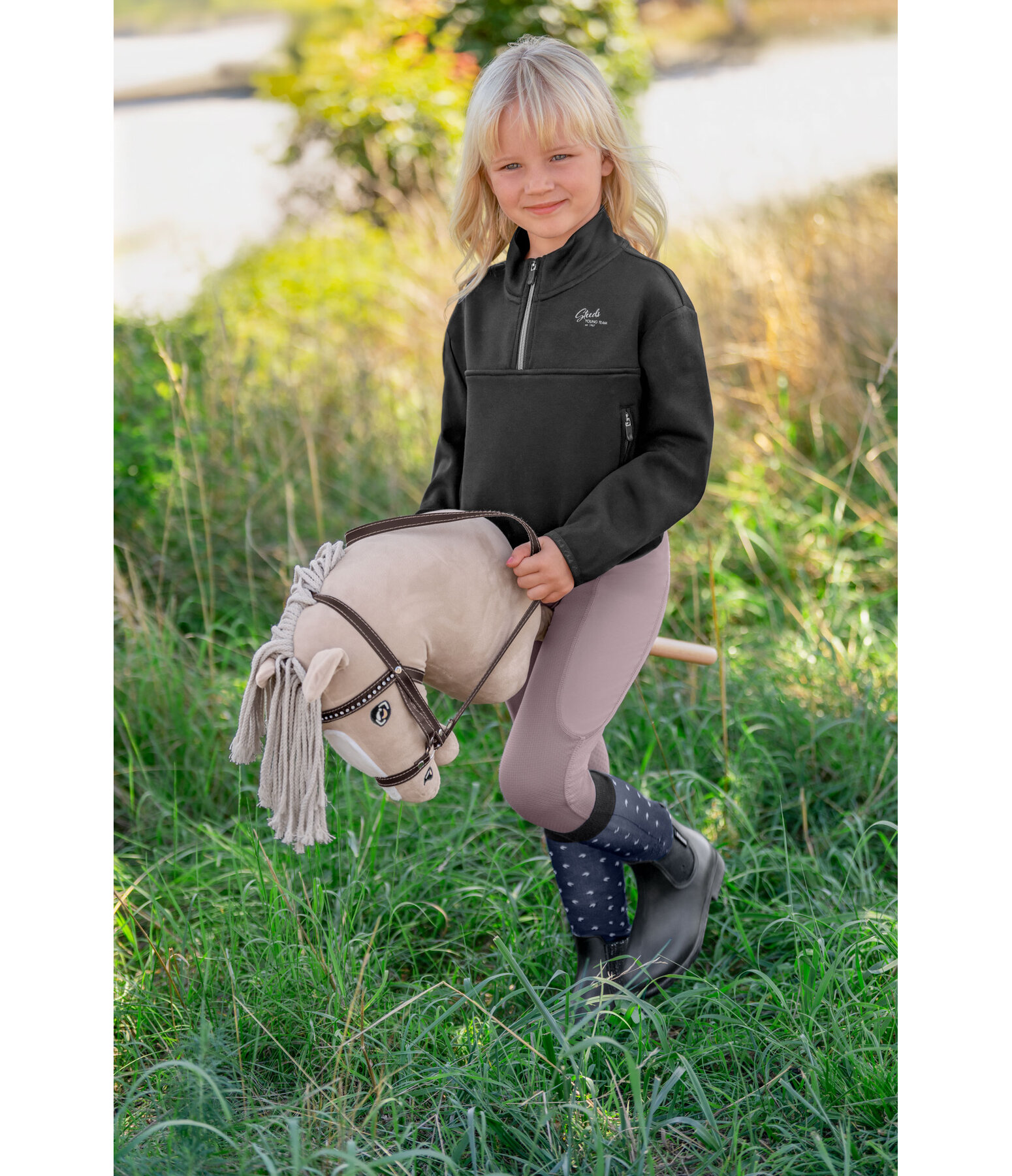 Cropped kids sweater Mieke