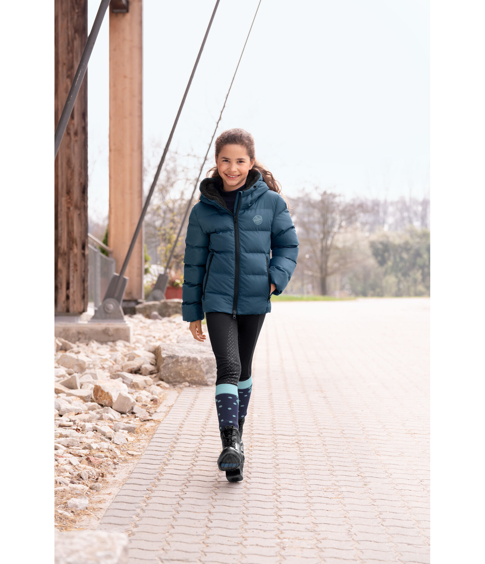 kids gewatteerde winterjas Calisha
