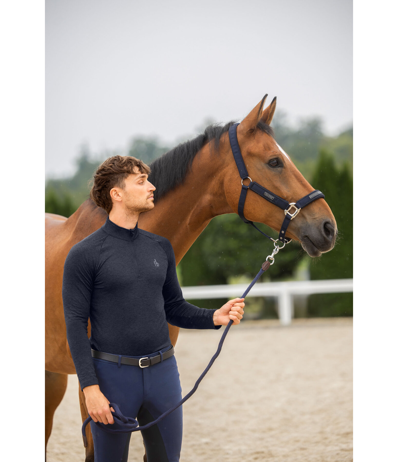 heren Performance stretch longsleeve Denton