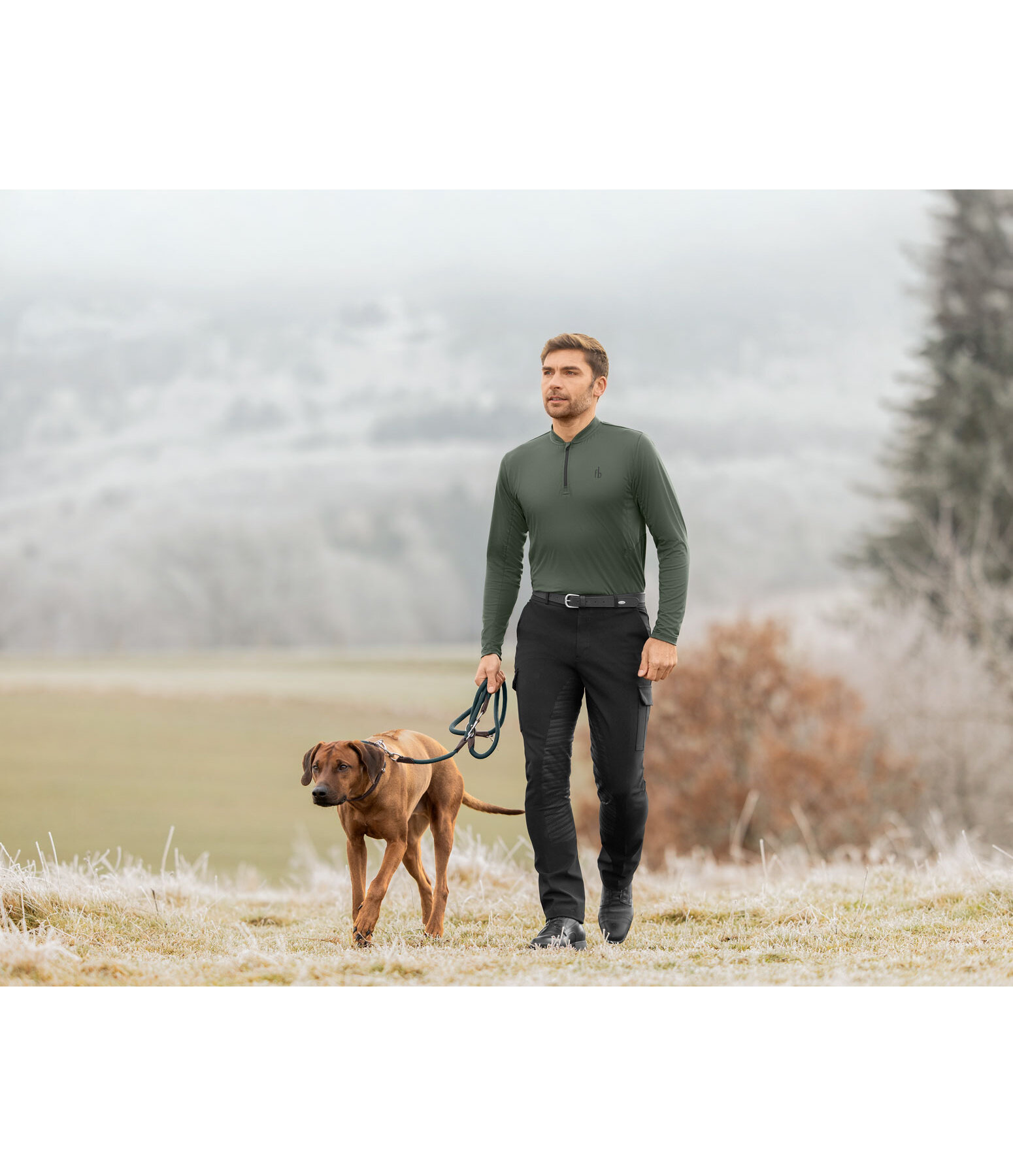 heren functionele longsleeve Rom