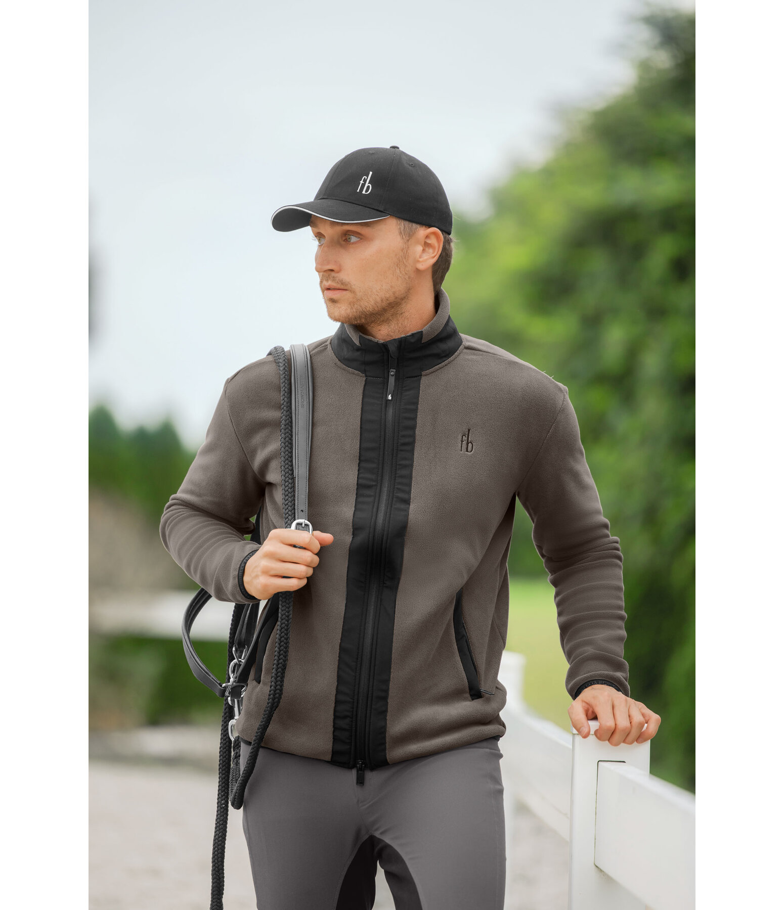 heren fleecejas Napa