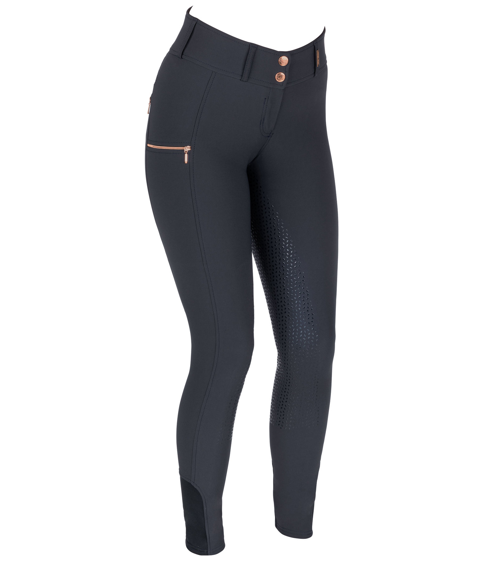 grip high waist rijbroek Evelyn met zitvlak