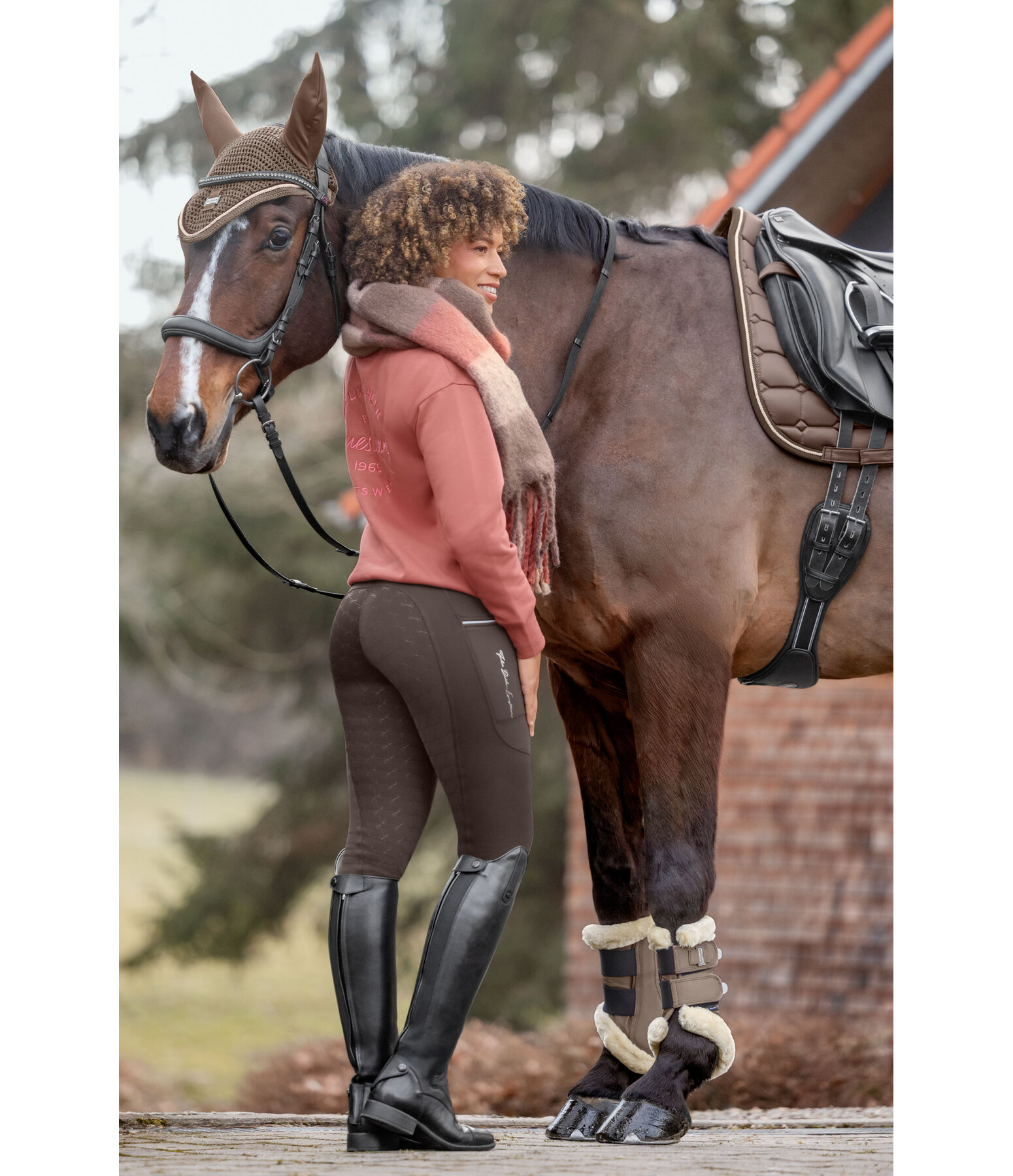 Hybrid thermo grip rijbroek Cheyenne