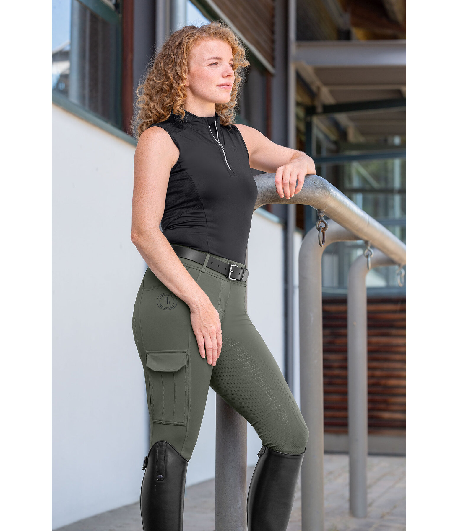hybride grip rijbroek Melina
