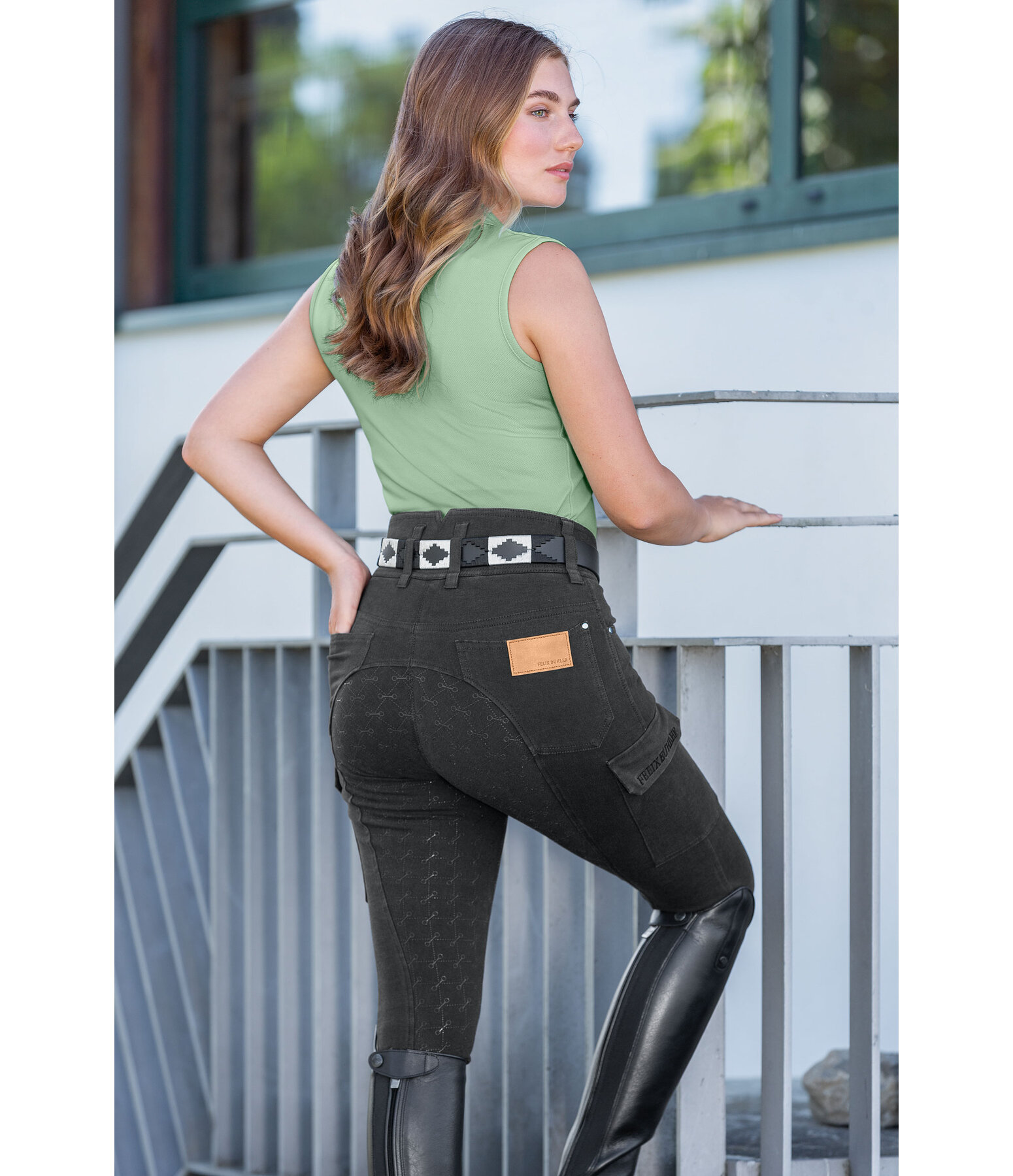 grip jeans rijbroek highwaist Laura
