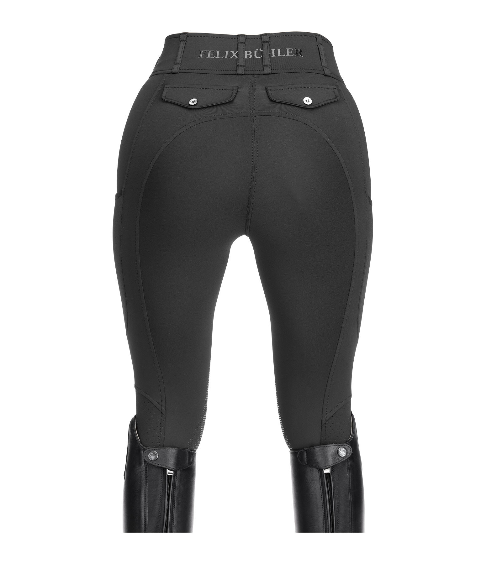hybrid grip rijbroek met knievlak Mesh Romy