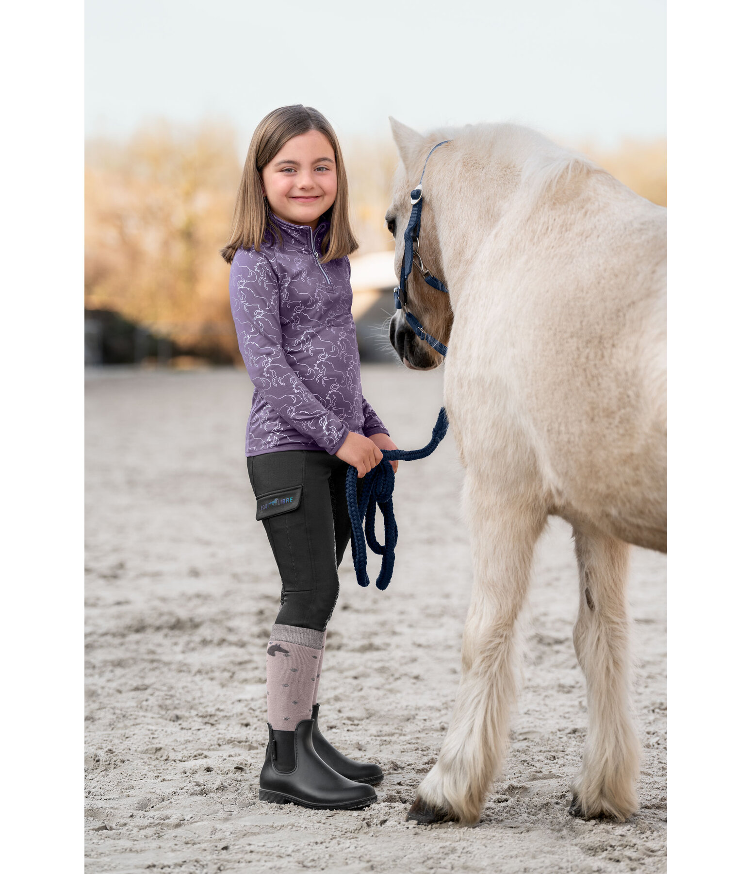 Equilibre kids winterlegging High Waist Lio
