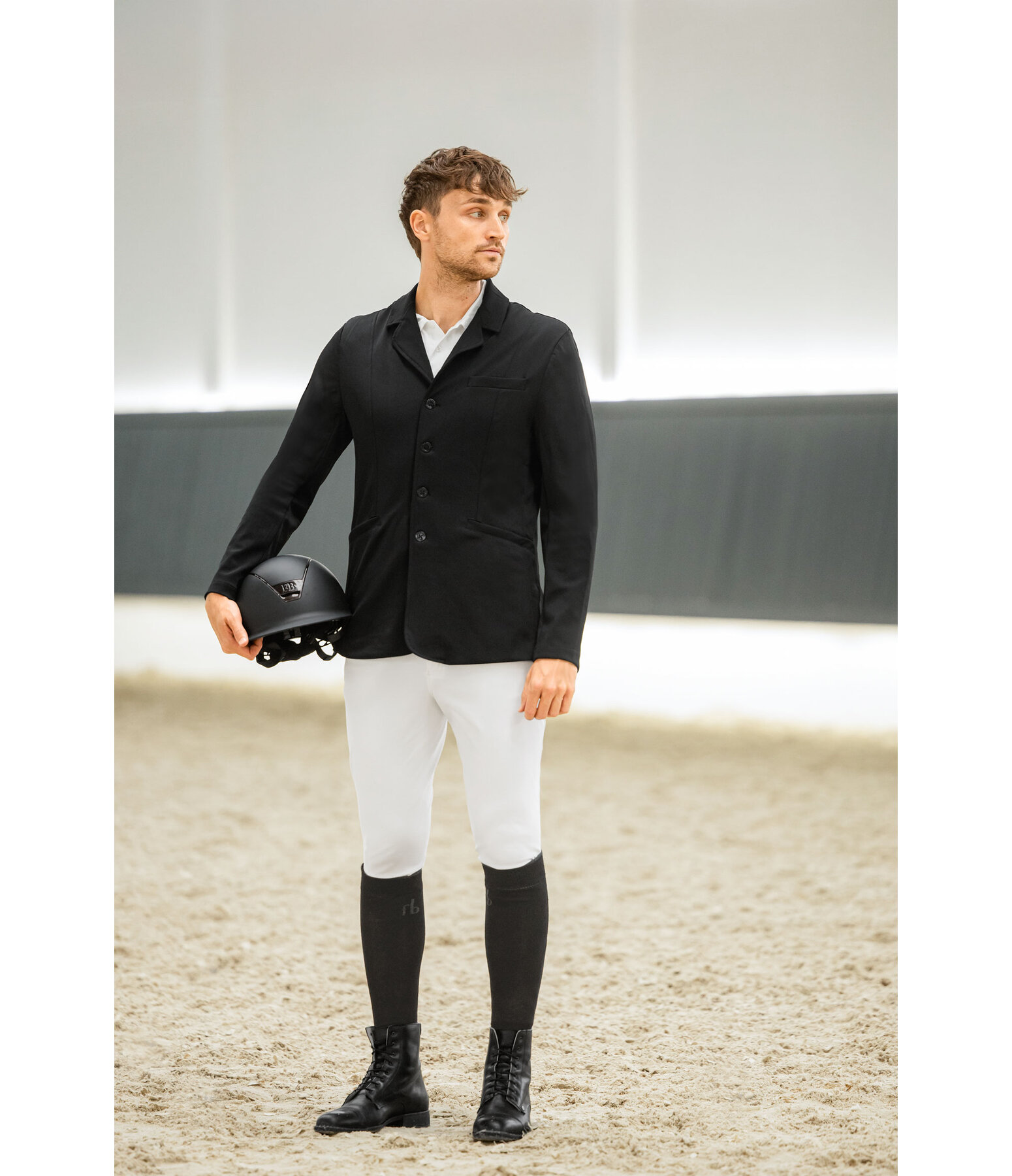 heren grip rijbroek met knievlak Kairo