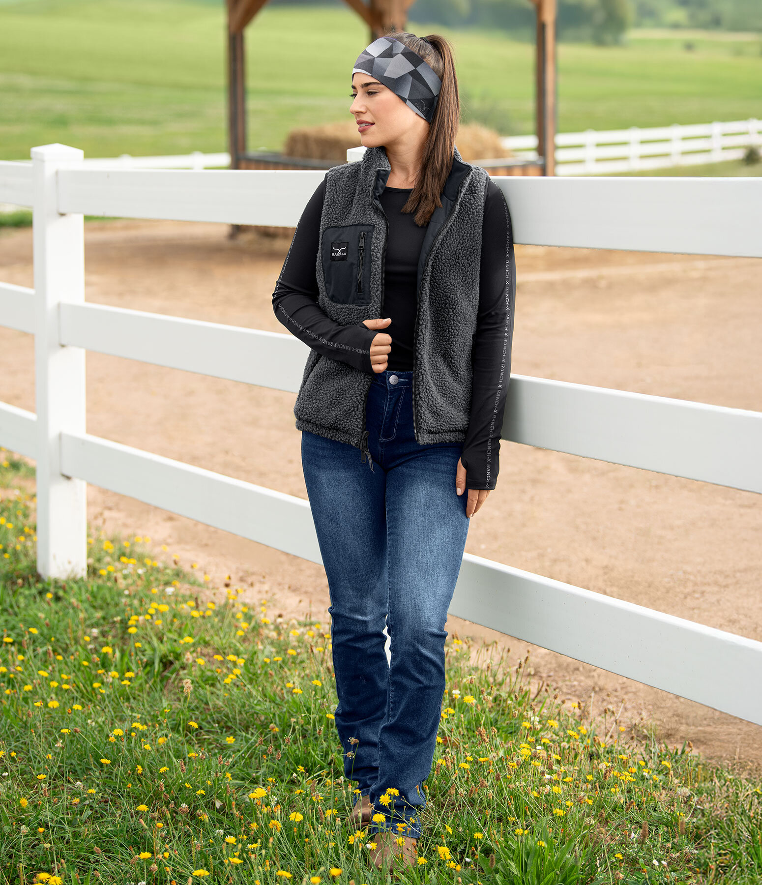 Western-Outfit Elsie in zwart