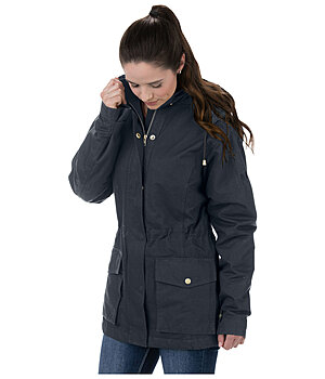 TWIN OAKS Oilskin parka - 183367-M-NV