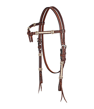 STONEDEEK hoofdstel Braided Rawhide - 183695-C-BR
