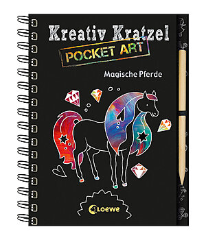 Kreativ Kratzel Pocket Art Creative Kras Pocket Art - Magische paarden - 621851