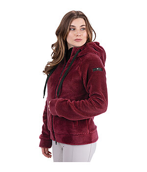 Felix Bhler teddyfleece jas Lucie met capuchon - 653603-M-BO