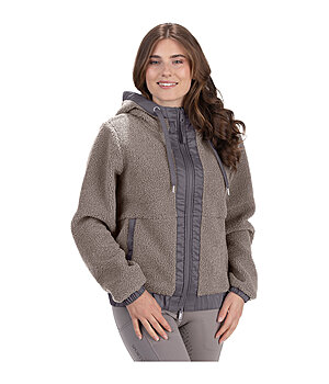 Felix B�hler teddyfleece jas Mia met capuchon - 653919-M-WA