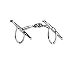 kneveltrens met olijfkop dubbel gebroken 16 mm