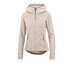 fleecejas Kat met capuchon