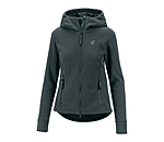 fleecejas Kat met capuchon