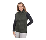 Sportliche Softshellweste aus dehnbarem 4-Way-Stetchmaterial. Winddicht und atmungsaktiv. Mit Stehkragen und unterlegtem 2-Wege-
