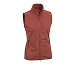 Sportliche Softshellweste aus dehnbarem 4-Way-Stetchmaterial. Winddicht und atmungsaktiv. Mit Stehkragen und unterlegtem 2-Wege-