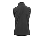 Sportliche Softshellweste aus dehnbarem 4-Way-Stetchmaterial. Winddicht und atmungsaktiv. Mit Stehkragen und unterlegtem 2-Wege-