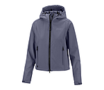 cropped softshell jas Hanne met capuchon