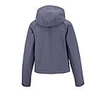 cropped softshell jas Hanne met capuchon