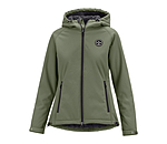softshell rij-jas Lara II met capuchon