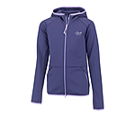 kids power-stretchjas Lene met capuchon