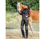 Outfit Hybrid Fleecejas Waffle in antraciet