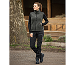 Dames-Outfit Sherpa-bodywarmer in forest