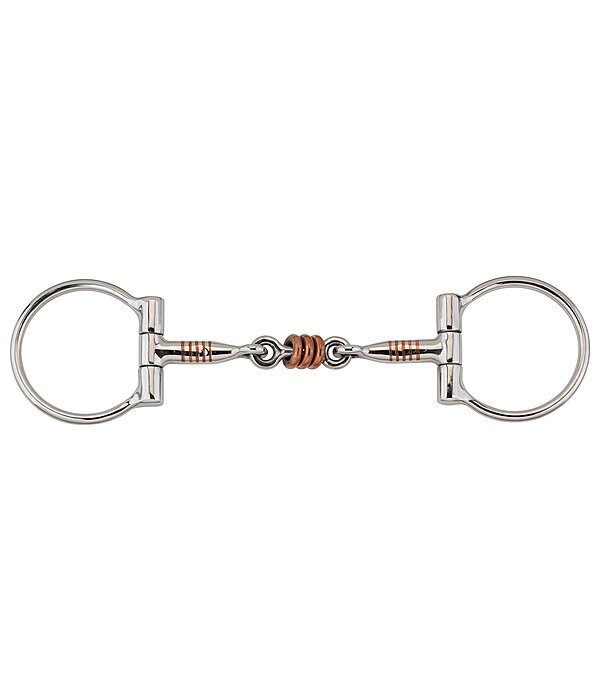 Stainless Steel Snaffle dubbel gebroken