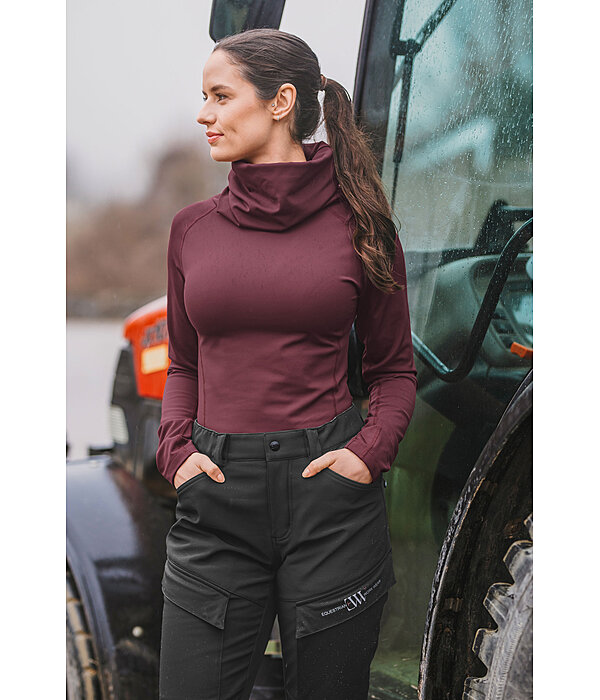 Functionele shirt met rolkraag