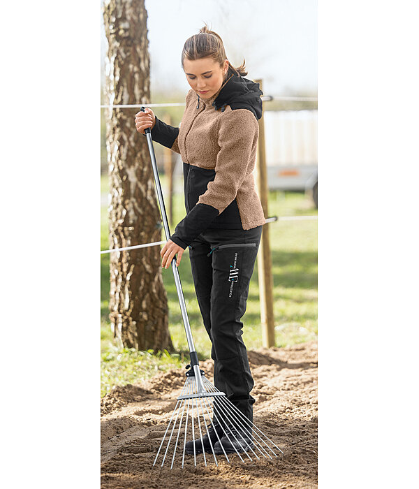 Sherpa-fleece jas met afneembare capuchon