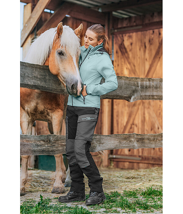 ademend softshelljas met afneembare capuchon