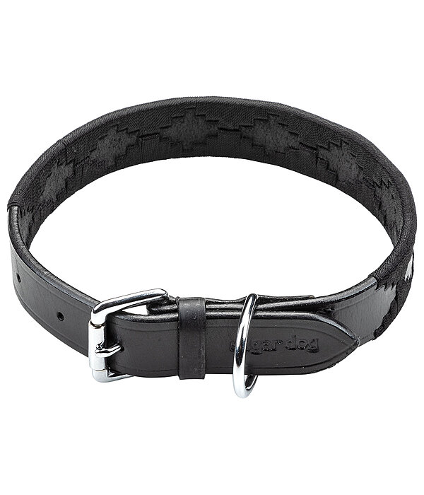 set:  lederen hondenhalsband en -lijn Polo Sports