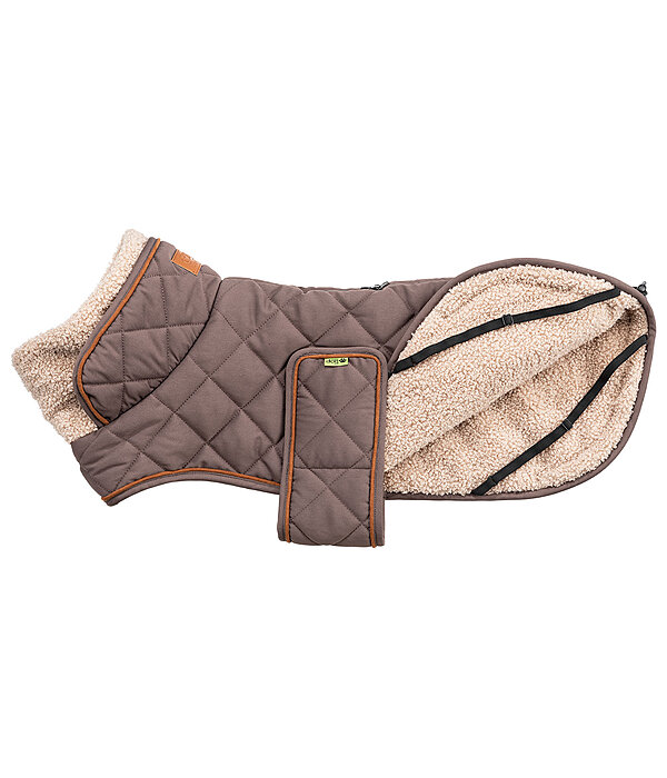 gewatteerde hondenmantel met teddyfleece voering Holly