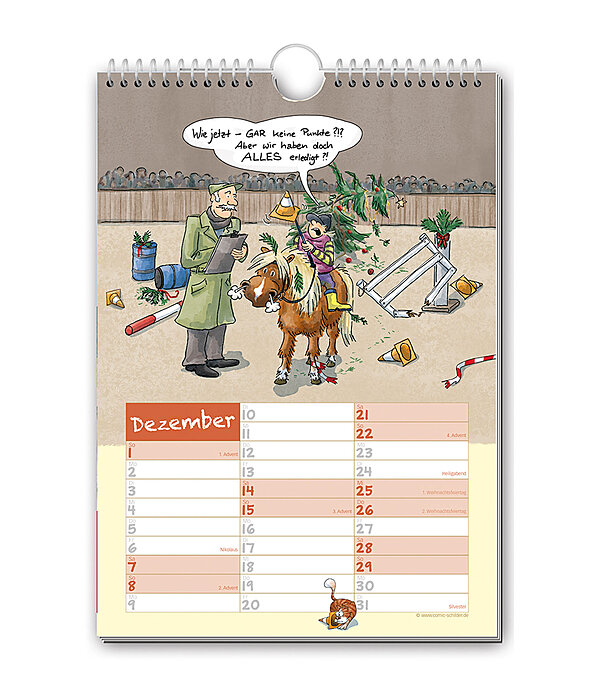 Paardenverhalen: comic kalender 2026