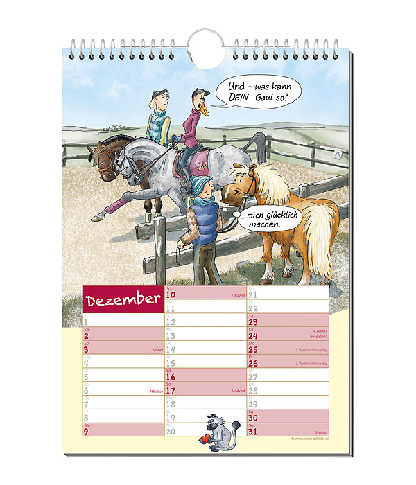 Paardenverhalen: comic kalender 2026