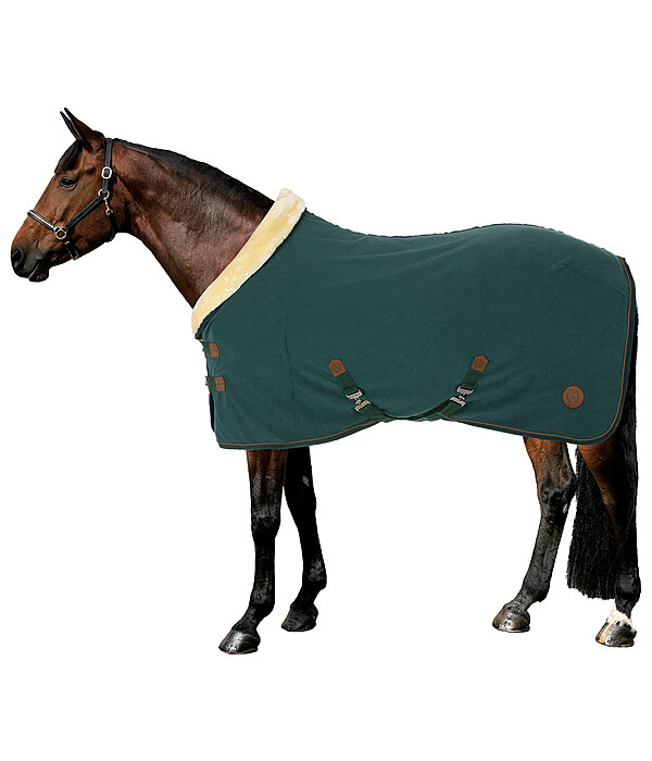 fleece zweetdeken Timeless Elegance met teddyfleece kraag