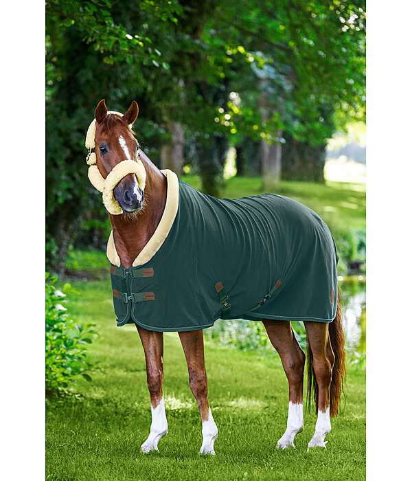 fleece zweetdeken Timeless Elegance met teddyfleece kraag