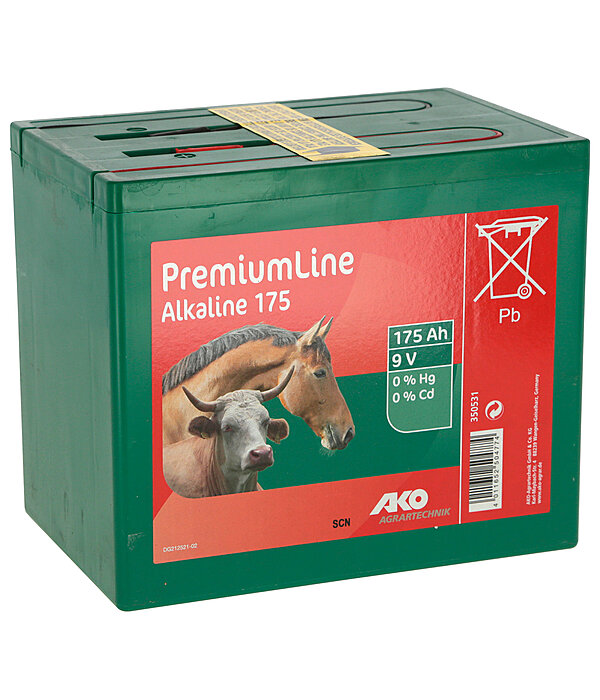 9 V alkalinebatterij 175 Ah