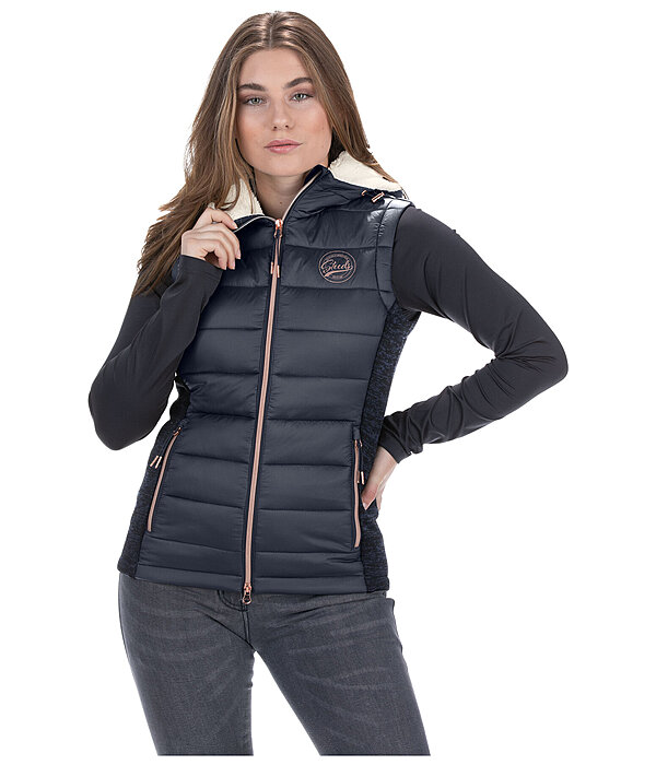 combi bodywarmer Liah met capuchon