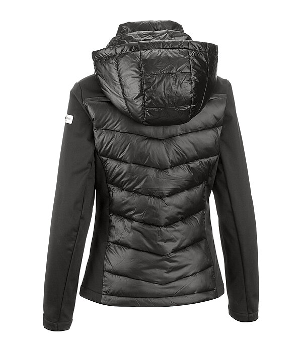 softshell combi rij-jas Claire met capuchon