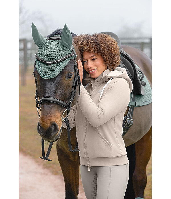 teddy sweatjas Kaja met capuchon