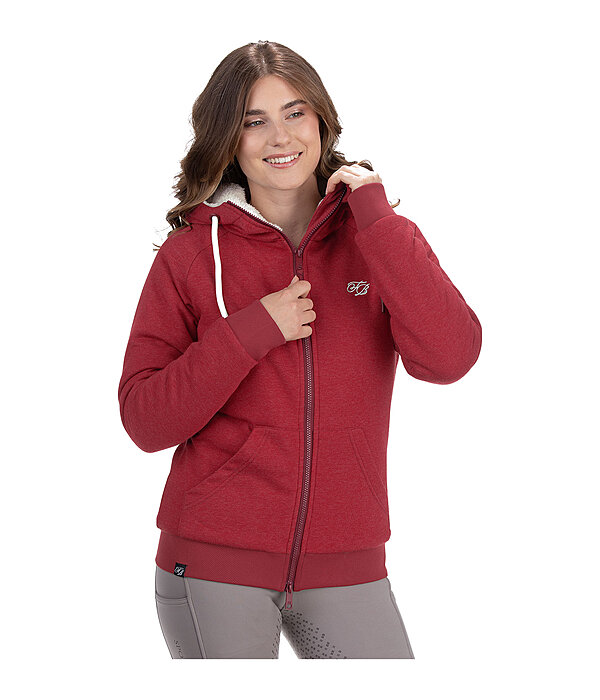 teddy sweatjas Kaja met capuchon