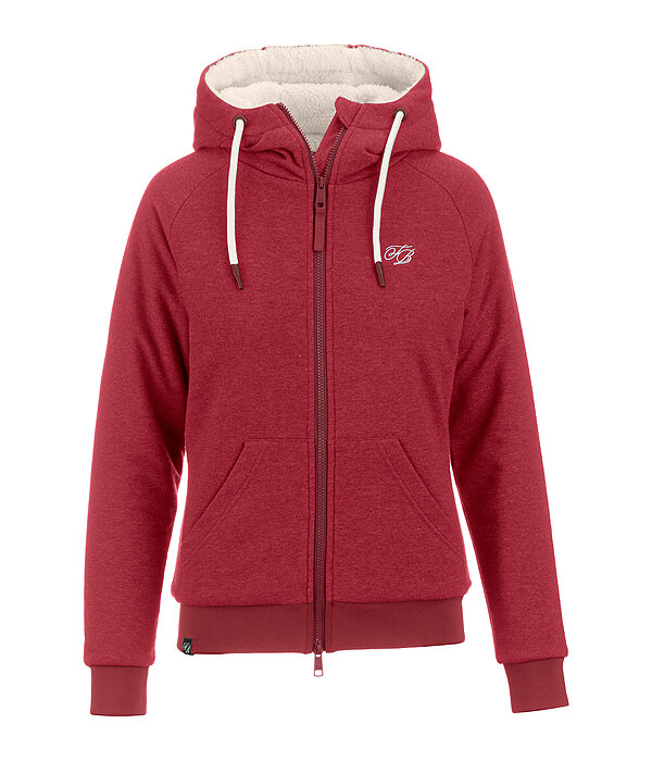 teddy sweatjas Kaja met capuchon