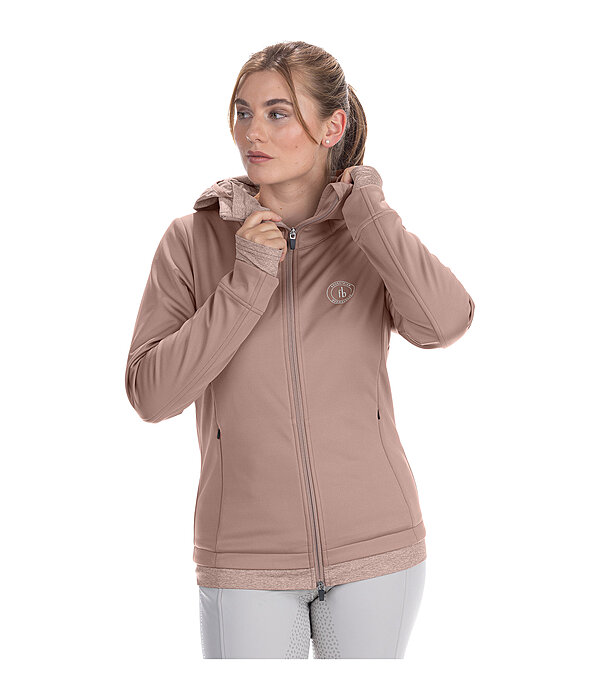 softshell jas Leslie met capuchon