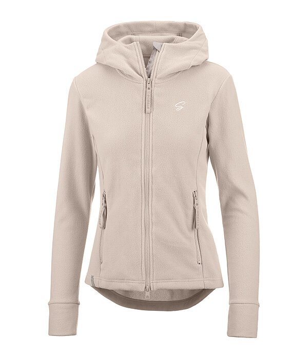 fleecejas Kat met capuchon